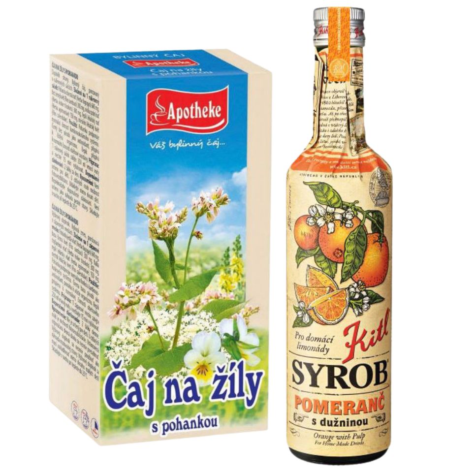 Čaje a sirupy