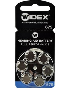 WIDEX 675 baterie do naslouchadel 6 ks