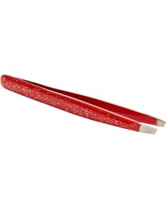 Solingen pinzeta 9,6 cm Červená