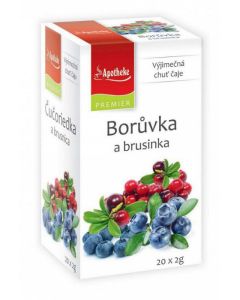 Apotheke čaj borůvka+brusinka 20x 2 g