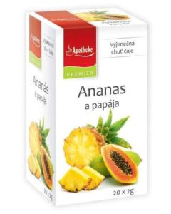 Apotheke čaj ananas+papája 20 ks