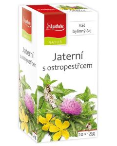 Apotheke Natur Jaterní čaj s ostropestřcem 20 ks