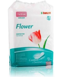 Porodnické vložky Batist Flower 20 ks